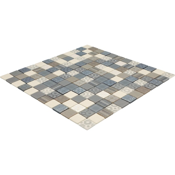Daltile Uptown Glass 1in x 1in Metro Mosaic, 21.00 SQFT Per Carton, 20PK - UP0911MS1P