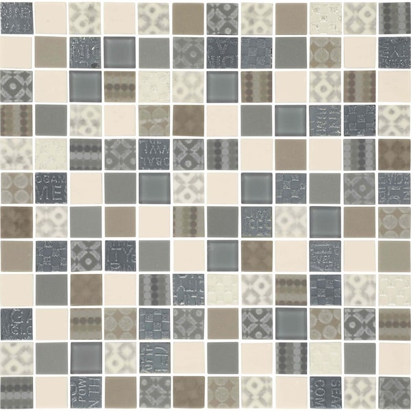 Daltile Uptown Glass 1in x 1in Metro Mosaic, 21.00 SQFT Per Carton, 20PK - UP0911MS1P