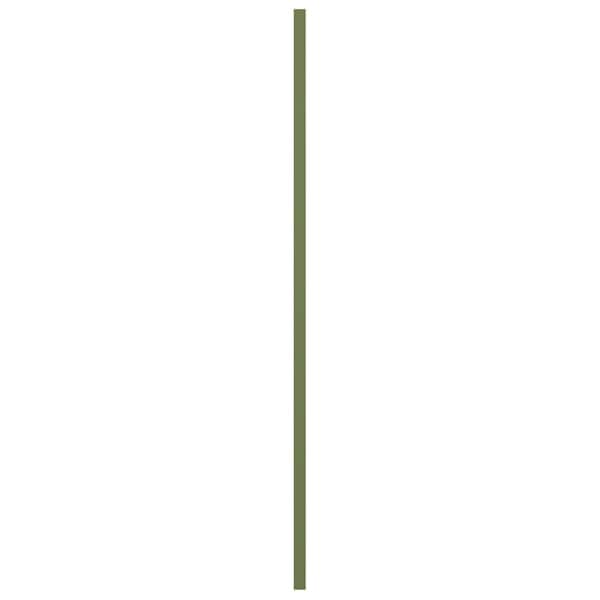 Ekena Millwork True Fit PVC San Antonio Mission Style Fixed Mount Shutters, Moss Green, 15W x 70H, PR - TFP001ST15X070MG