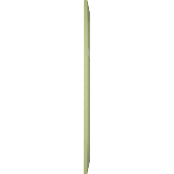 Ekena Millwork True Fit PVC San Antonio Mission Style Fixed Mount Shutters, Moss Green, 15W x 70H, PR - TFP001ST15X070MG