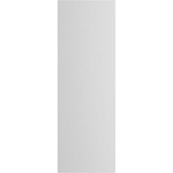 Ekena Millwork True Fit PVC, Three Board Framed Board-n-Batten Shutters, Hailstorm Gray, 16 1/8W x 37H, PR - TFP101BF16X037ST