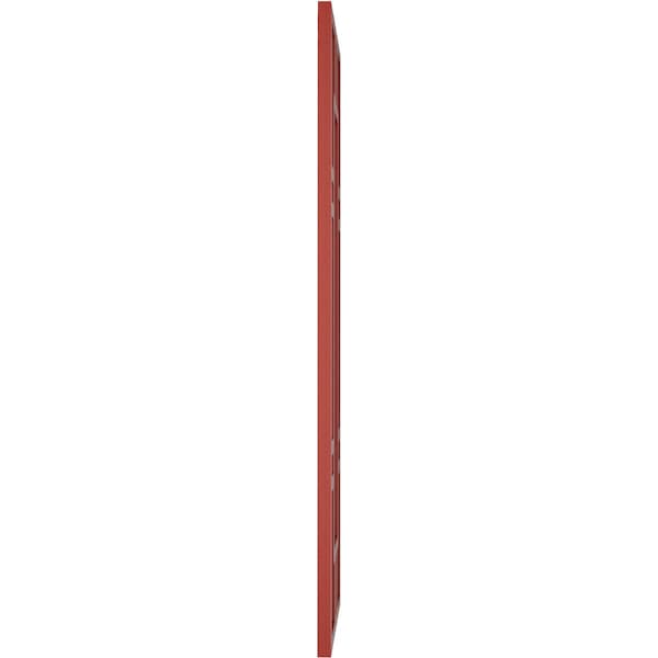 Ekena Millwork True Fit PVC Hastings Fixed Mount Shutters, Pepper Red, 15W x 49H, PR - TFP001HS15X049MR