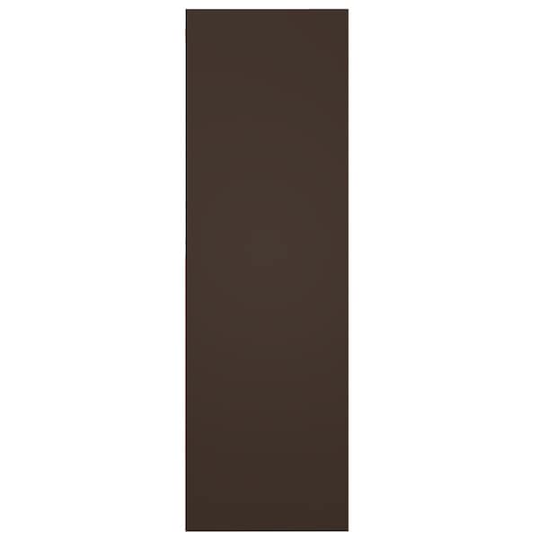 Ekena Millwork True Fit PVC, Two Board Framed Board-n-Batten Shutters, Raisin Brown, 10 3/4W x 74H, PR - TFP101BF11X074TB