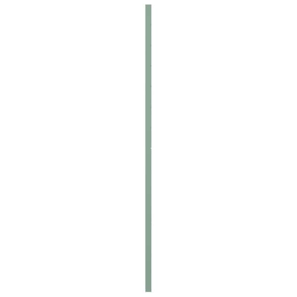 Ekena Millwork True Fit PVC Horizontal Slat Modern Style Fixed Mount Shutters, Seaglass, 18W x 57H, PR - TFP001HZ18X057SG