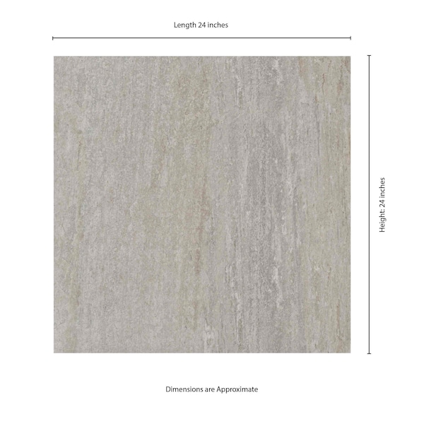 Msi Quartz Silver 24in X 24in Matte Porcelain Paver Tile, 2PK - ZOR-LSC-0230