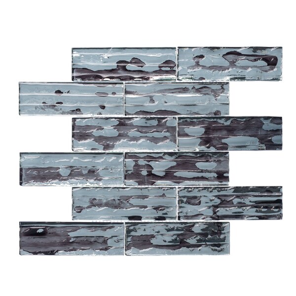 Andova Tiles SAMPLE Pacifico 2 x 6 Glass Brick Joint Mosaic Wall Tile - SAM-ANDPAC507