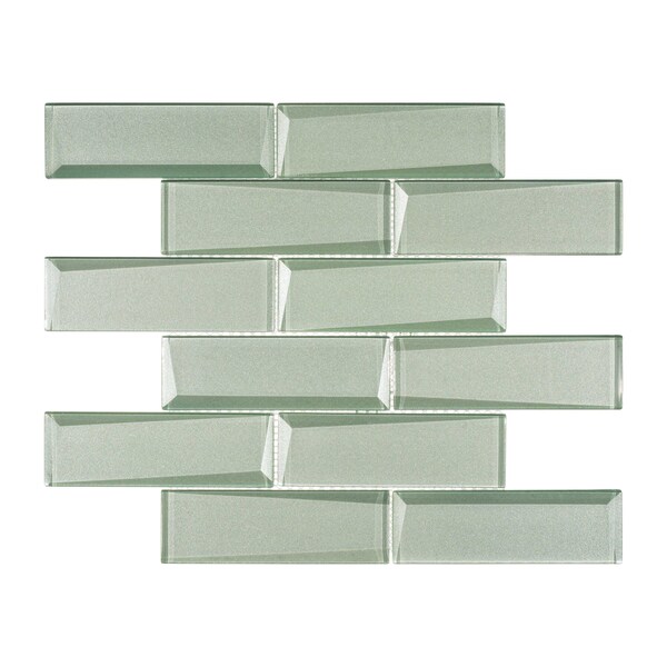 Andova Tiles SAMPLE-Daazen Borealis 2 in. x 6 in. Glass Mosaic Wall Tile - SAM-ANDDAA970