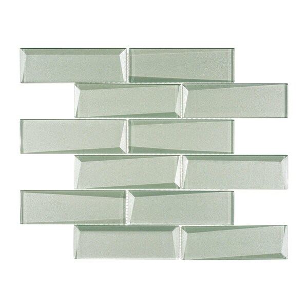 Andova Tiles SAMPLE-Daazen Borealis 2 in. x 6 in. Glass Mosaic Wall Tile - SAM-ANDDAA970