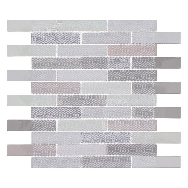 Andova Tiles ANDOVA TILES North 1" W x 4" L Glass Mosaic Wall Tile - ANDNOR498