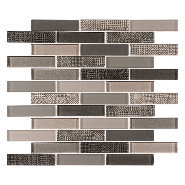 Andova Tiles ANDOVA TILES North 1" W x 4" L Glass Mosaic Wall Tile - ANDNOR498