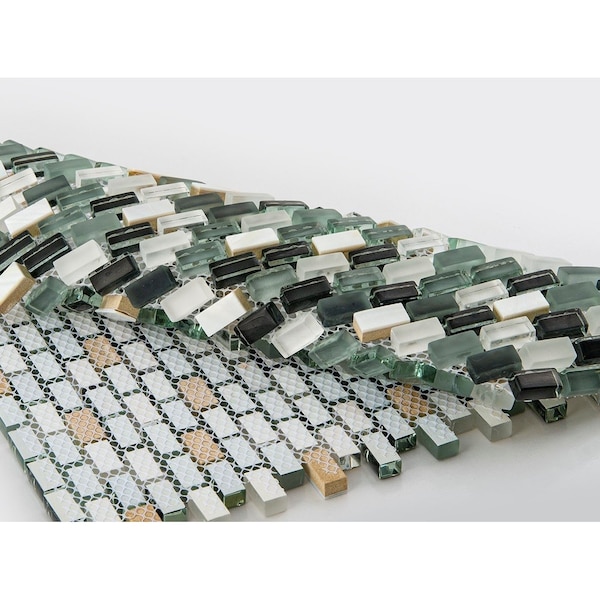 Andova Tiles ANDOVA TILES Tino 0.38" x 0.75" Natural Stone Mosaic Wall & Floor Tile - ANDTIN119