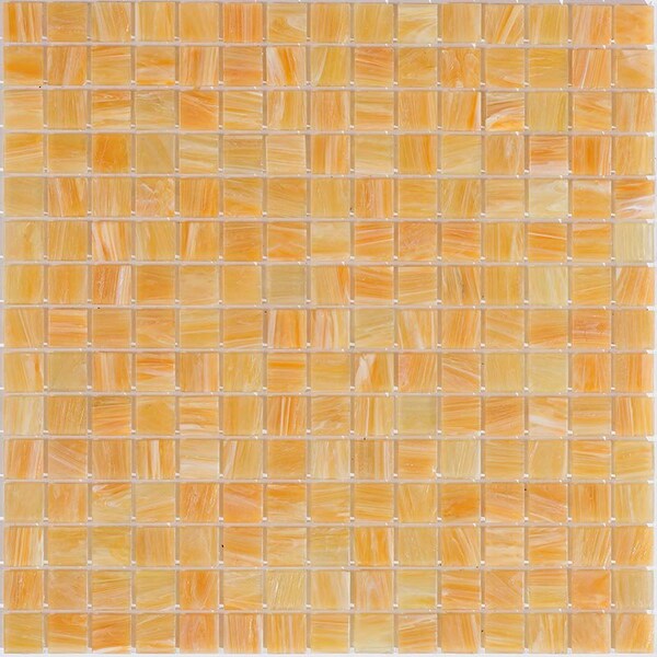 Apollo Tile Celestial 12 in. x 12 in. Glossy Buff Beige Glass Mosaic Wall and Floor Tile 20 sq. ft./case, 20PK - APLST88BG311A
