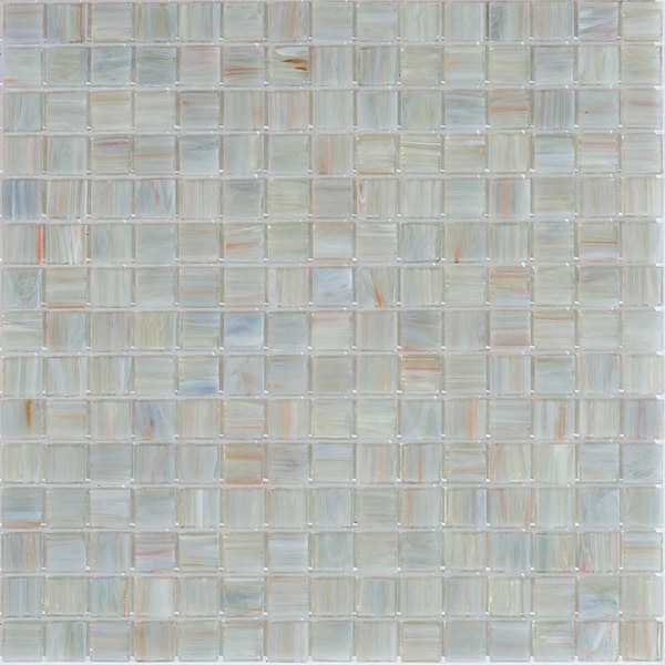 Apollo Tile Celestial 12 in. x 12 in. Glossy Light Gray Glass Mosaic Wall and Floor Tile 20 sq. ft./case, 20PK - APLST88GR723A