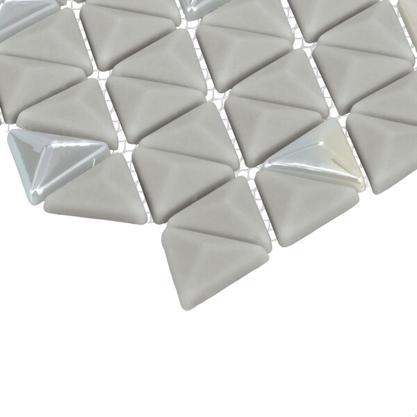 Daltile Starcastle 1'' Triangle Glass Wall Mosaic, 13PK - SC78TRIANGLMSMT