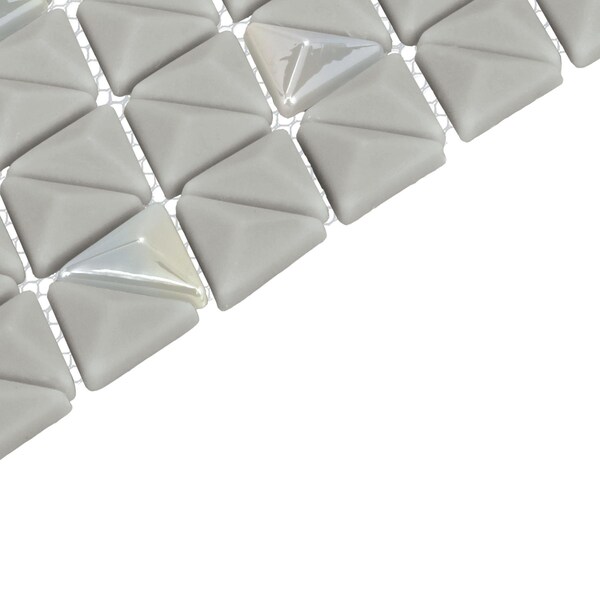 Daltile Starcastle 1'' Triangle Glass Wall Mosaic, 13PK - SC78TRIANGLMSMT