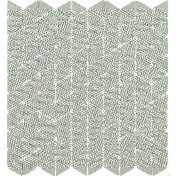 Daltile Starcastle 1'' Triangle Glass Wall Mosaic, 13PK - SC78TRIANGLMSMT