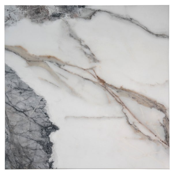 Apollo Tile 32 x 32 in. Matte Soft White with Light Gray Porcelain Wall and Floor Tile 13.78 sq ft/case, 2PK - ATH88GL3232A