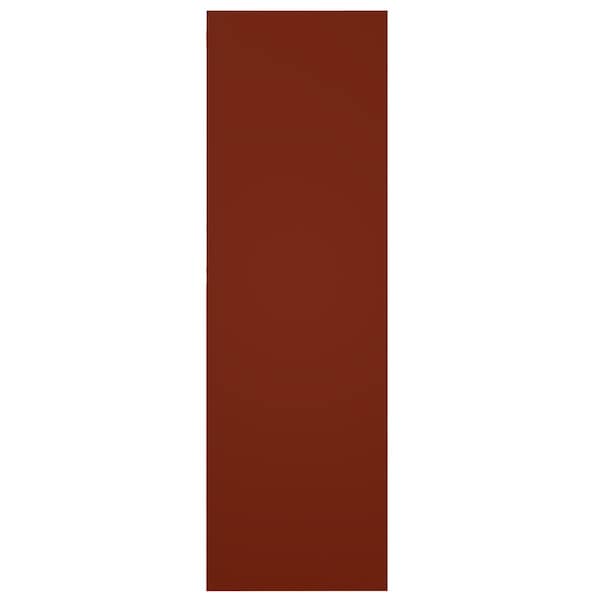 Ekena Millwork True Fit PVC Horizontal Slat Modern Style Fixed Mount Shutters, Pepper Red, 12W x 79H, PR - TFP001HZ12X079MR
