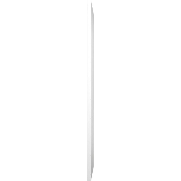 Ekena Millwork 15W x 71H True Fit PVC Diagonal Slat Modern Style Fixed Mount Shutters, White, PR - TFP001DG15X071WH