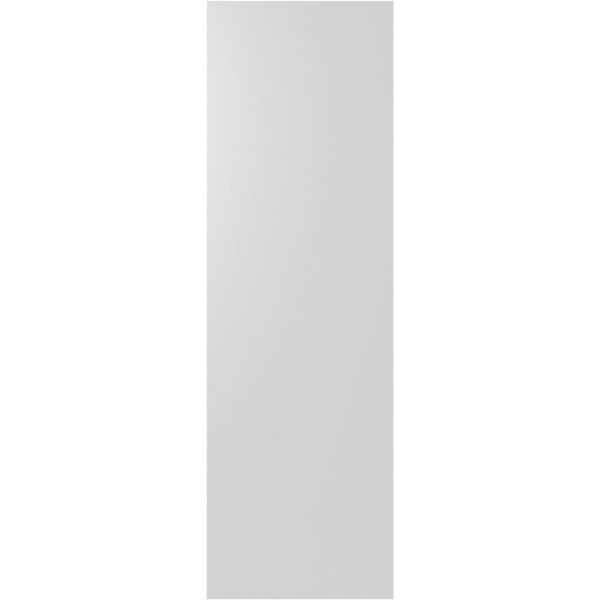 Ekena Millwork True Fit PVC Two Panel Chevron Modern Style Fixed Mount Shutters, Black, 18W x 72H, PR - TFP101CV18X072BL