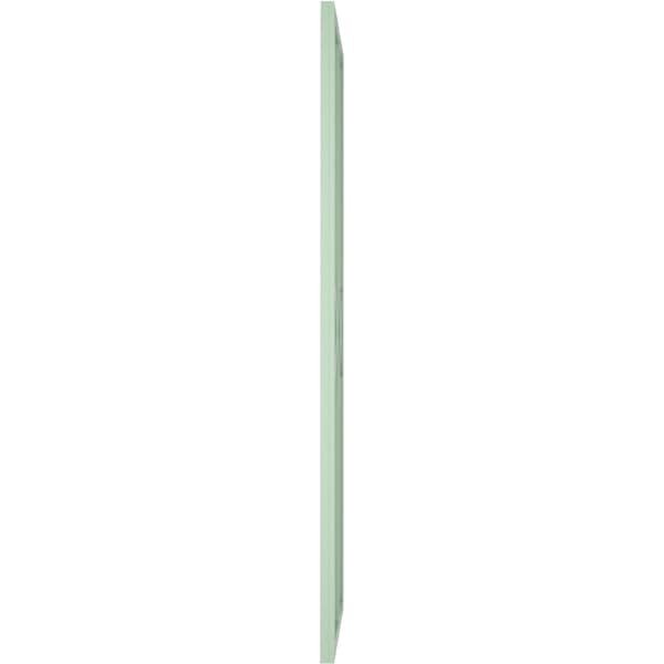 Ekena Millwork True Fit PVC Cedar Park Fixed Mount Shutters, Track Green, 15W x 67H, PR - TFP001CP15X067TG