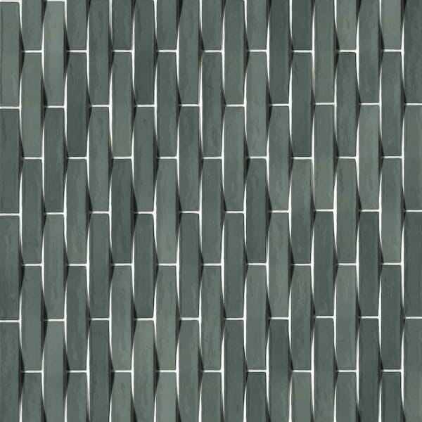 Msi Crescentia  Sea Glass Sample  Glossy Ceramic Wall Tile - ZOR-PT-0806-SAM