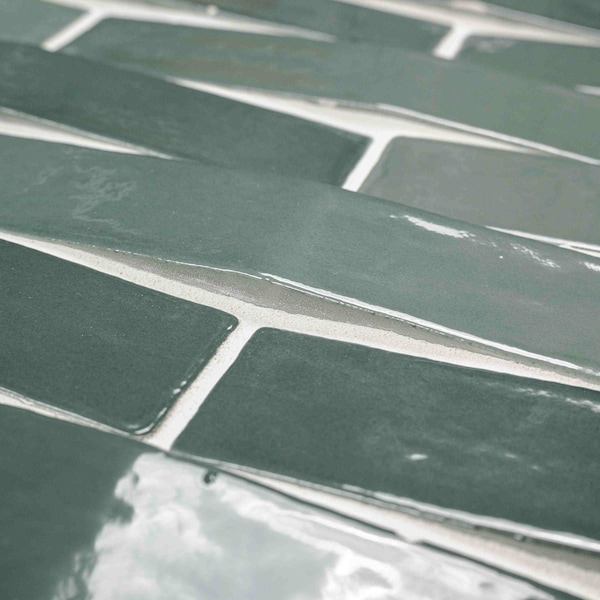 Msi Crescentia  Sea Glass Sample  Glossy Ceramic Wall Tile - ZOR-PT-0806-SAM