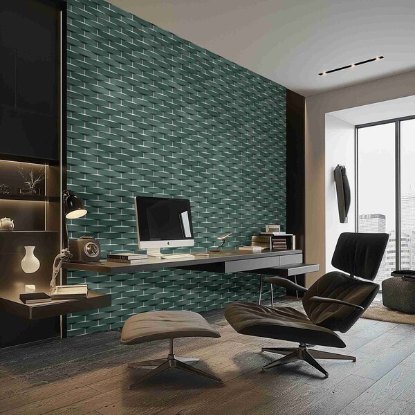 Msi Crescentia  Sea Glass Sample  Glossy Ceramic Wall Tile - ZOR-PT-0806-SAM