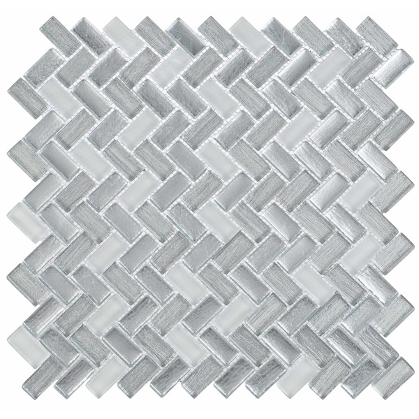 Andova Tiles SAMPLE-Velmo 1 in. x 1.25 in. Glass Mosaic Wall Tile - SAM-ANDVEL1013