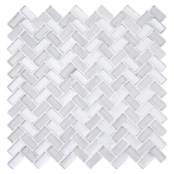 Andova Tiles SAMPLE-Velmo 1 in. x 1.25 in. Glass Mosaic Wall Tile - SAM-ANDVEL1013