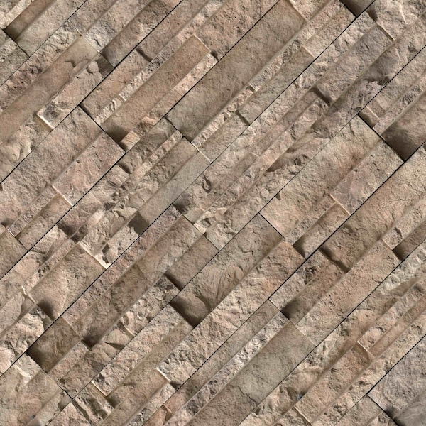 Msi Woodville Rustic Pattern Varying Length Natural Concrete Wall Tile - ZOR-PNL-0174
