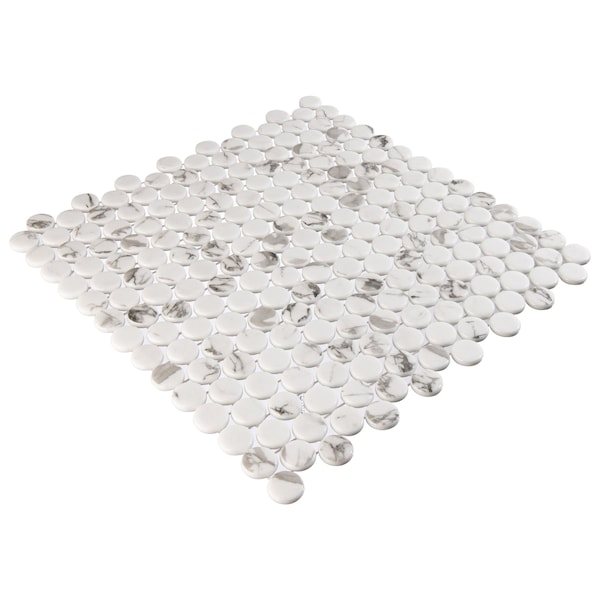 Andova Tiles SAMPLE-Muse 1 in. Glass Penny Round Mosaic Wall & Floor Tile - SAM-ANDMUS911