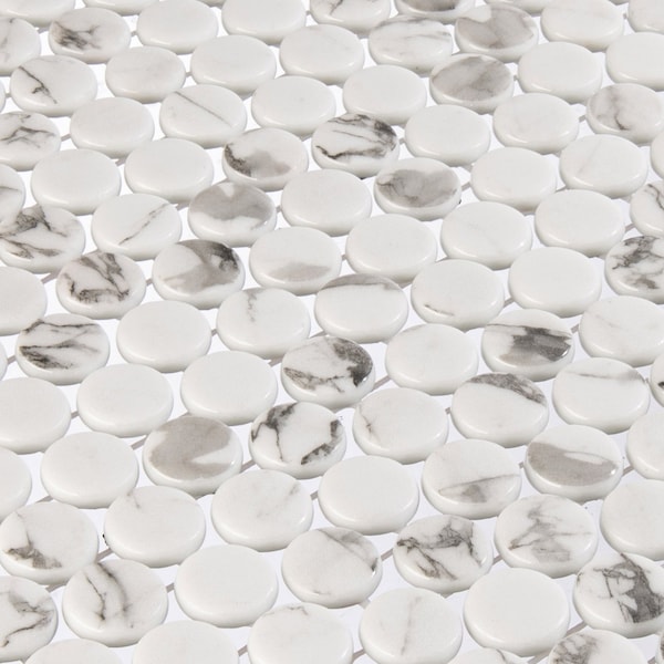 Andova Tiles SAMPLE-Muse 1 in. Glass Penny Round Mosaic Wall & Floor Tile - SAM-ANDMUS911