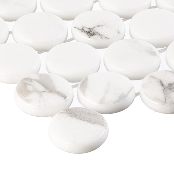 Andova Tiles SAMPLE-Muse 1 in. Glass Penny Round Mosaic Wall & Floor Tile - SAM-ANDMUS911