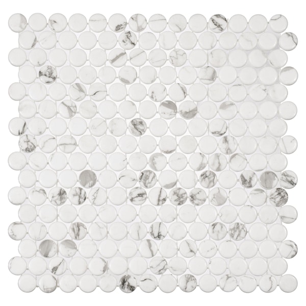 Andova Tiles SAMPLE-Muse 1 in. Glass Penny Round Mosaic Wall & Floor Tile - SAM-ANDMUS911