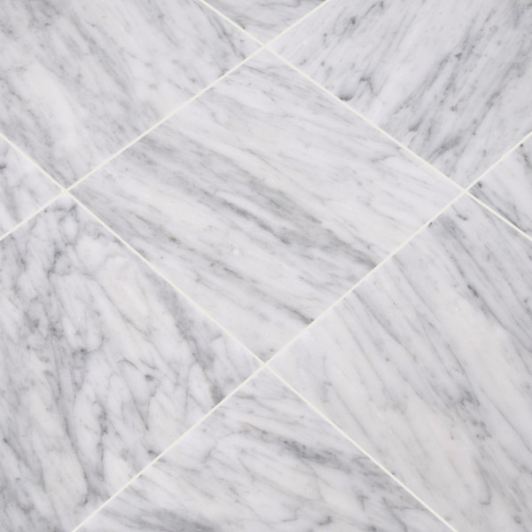 Msi Carrara White SAMPLE Polished Marble Floor And Wall Tile - ZOR-NS-0060-SAM