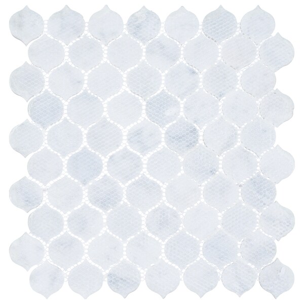 Andova Tiles ANDOVA TILES Dayberry 1.5" x 1.5" Marble Arabesque Wall & Floor Mosaic Tile - ANDDAY142