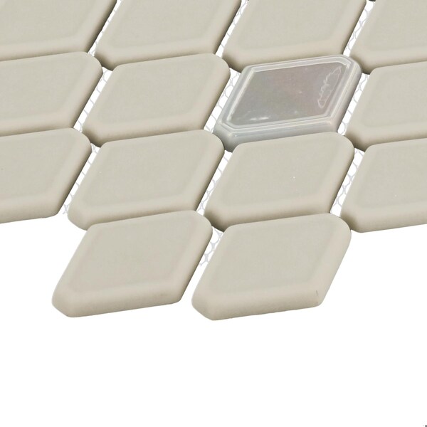 Daltile Starcastle 1.5'' Elongated Hexagon Glass Wall Mosaic, 15PK - SC76ELHEXMSMT
