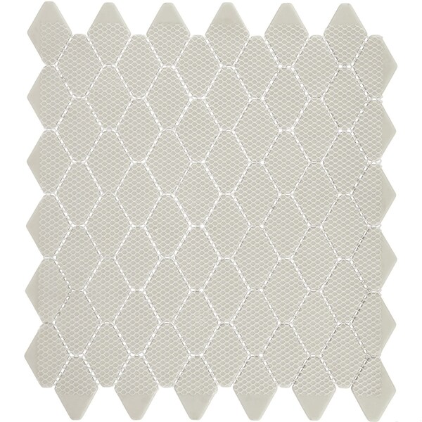 Daltile Starcastle 1.5'' Elongated Hexagon Glass Wall Mosaic, 15PK - SC76ELHEXMSMT
