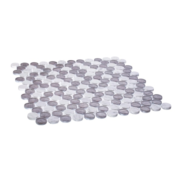 Andova Tiles SAMPLE- Space 3/4 in. Glass Mosaic Wall & Floor Tile - SAM-ANDMARB1011