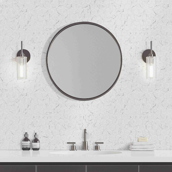 Msi Carrara Hexagon 11in x 13in Matte Porcelain Mosaic Floor And Wall Tile, 15PK - ZOR-MD-0649