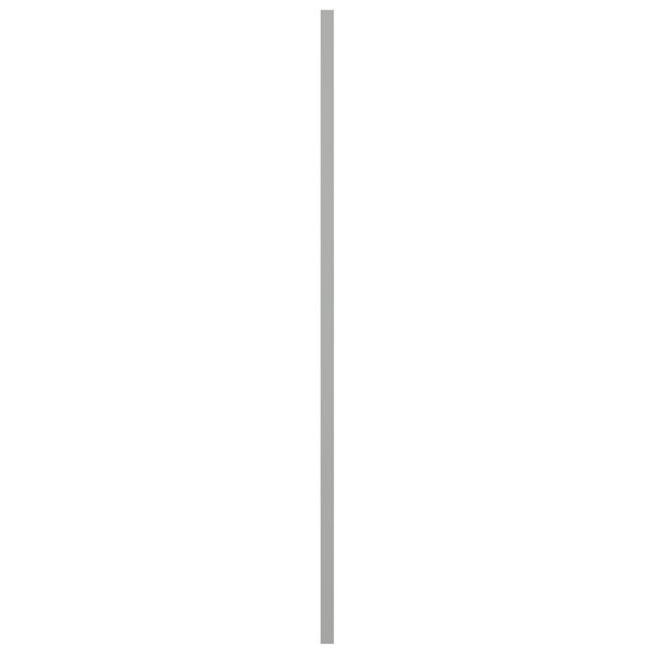 Ekena Millwork True Fit PVC Single Panel Herringbone Modern Style Fixed Mount Shutters, Hailstorm Gray, 15"W x 80"H - TFP001HB15X080ST