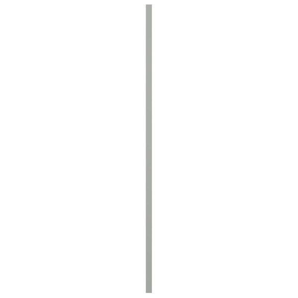 Ekena Millwork True Fit PVC San Juan Capistrano Mission Style Fixed Mount Shutters, Hailstorm Gray, 15W x 41H, PR - TFP001SJ15X041ST
