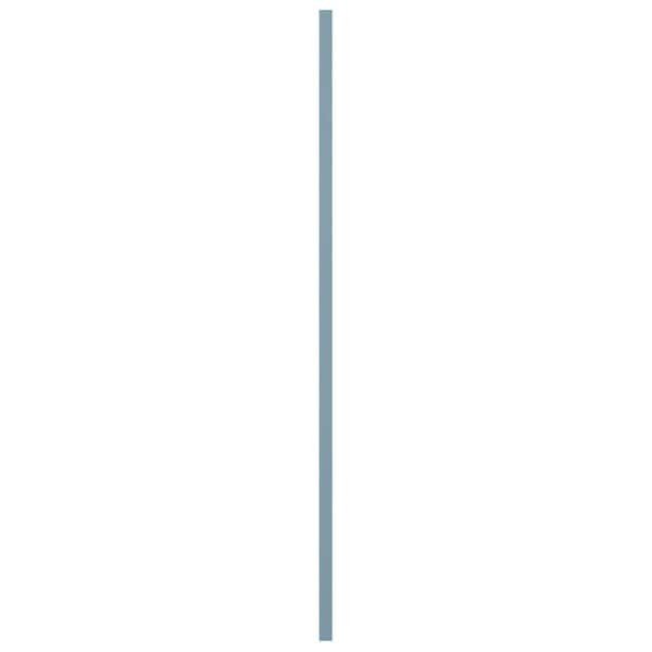 Ekena Millwork True Fit PVC San Juan Capistrano Mission Style Fixed Mount Shutters, Peaceful Blue, 18W x 55H, PR - TFP001SJ18X055SB