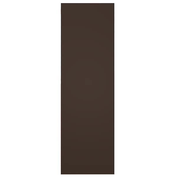 Ekena Millwork True Fit PVC Two Equal Louver Shutters, Raisin Brown, 15W x 29H, PR - TFP101LVF15X029TB