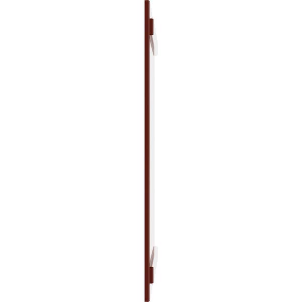 Ekena Millwork True Fit PVC Four Board Joined Board-n-Batten Shutters, Pepper Red, 21 1/2W x 69H, PR - TFP101BBF21X069MR