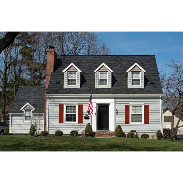 Ekena Millwork True Fit PVC Four Board Joined Board-n-Batten Shutters, Pepper Red, 21 1/2W x 69H, PR - TFP101BBF21X069MR