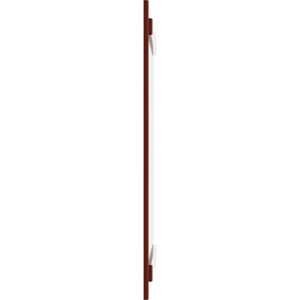 Ekena Millwork True Fit PVC Four Board Joined Board-n-Batten Shutters, Pepper Red, 21 1/2W x 69H, PR - TFP101BBF21X069MR