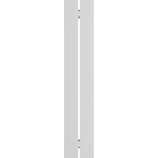 Ekena Millwork True Fit PVC Two Board Spaced Board-n-Batten Shutters, Ocean Swell, 11 1/4W x 36H, PR - TFP101SBF11X036CH
