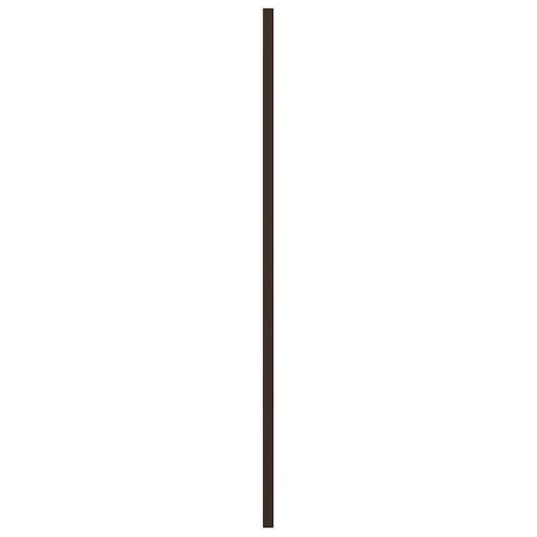 Ekena Millwork True Fit PVC Single Panel Herringbone Modern Style Fixed Mount Shutters, Raisin Brown, 12W x 33H, PR - TFP001HB12X033TB